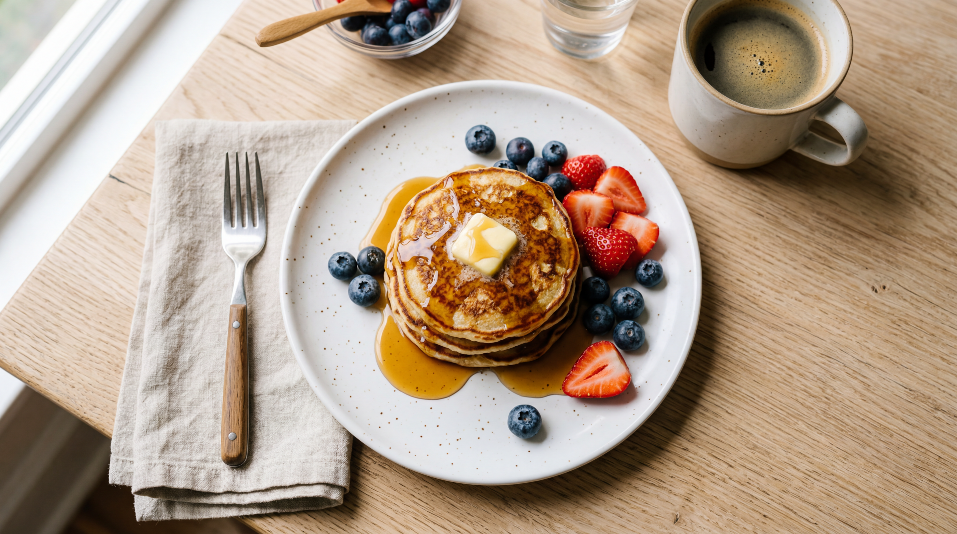 The Easiest 3-Ingredient Pancakes