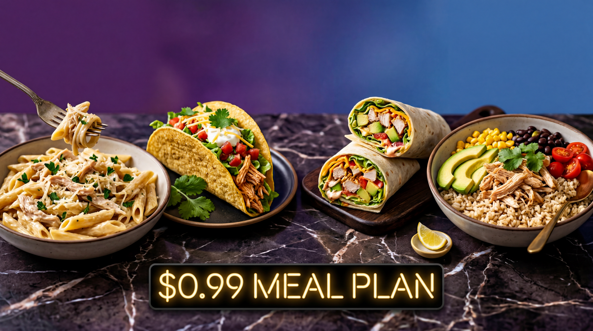 99 Cent Meal Plan: 12 Rotisserie Chicken Meals Ready in Under 20 Minutes