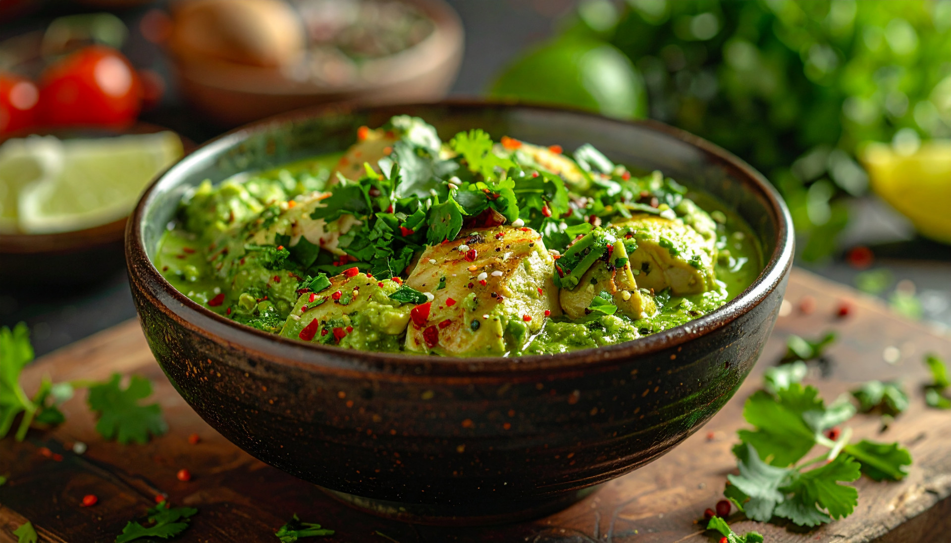 Peruvian-Inspired Green Chicken Bowl