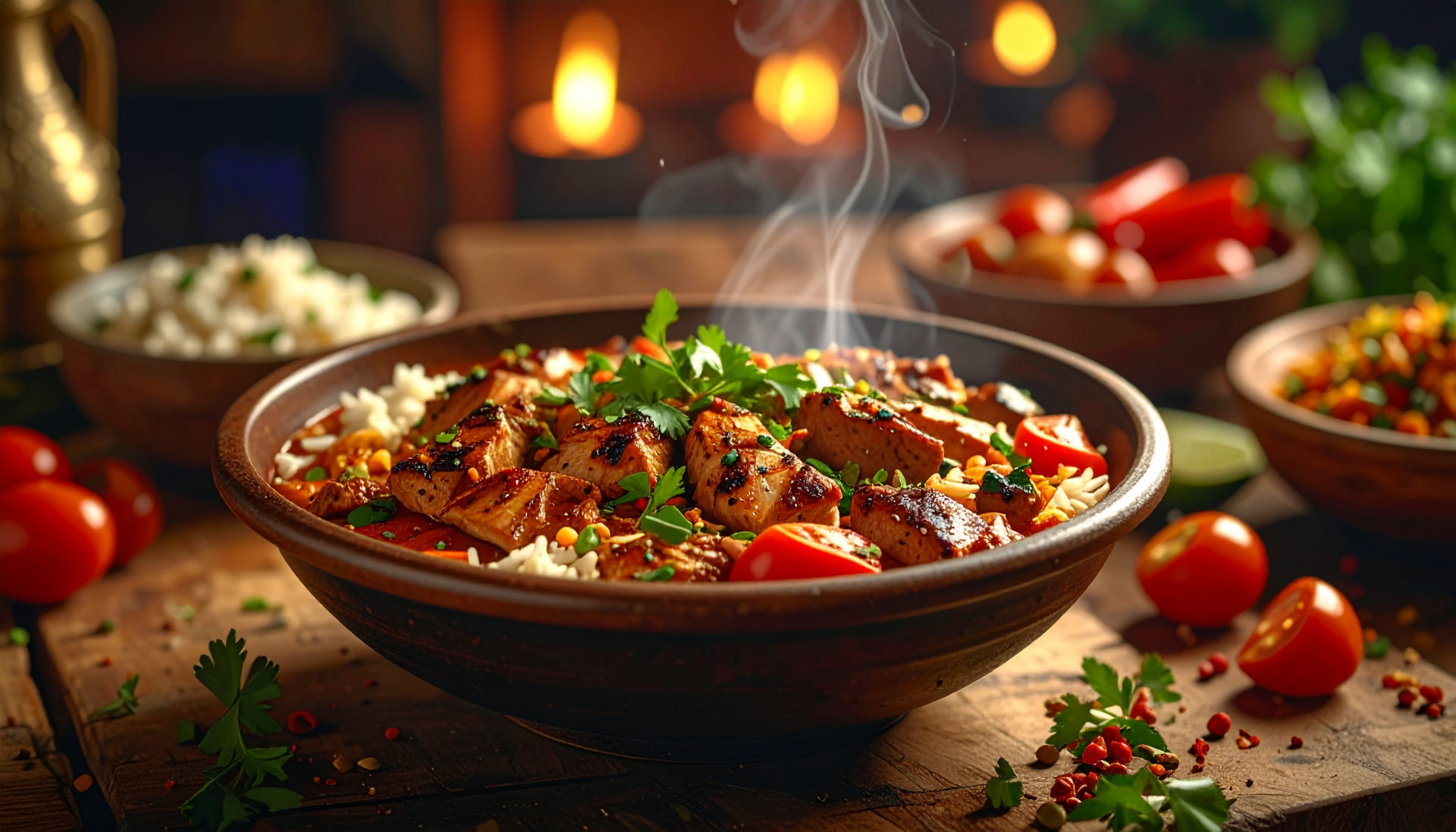 Turkish Chicken Kebab Bowl