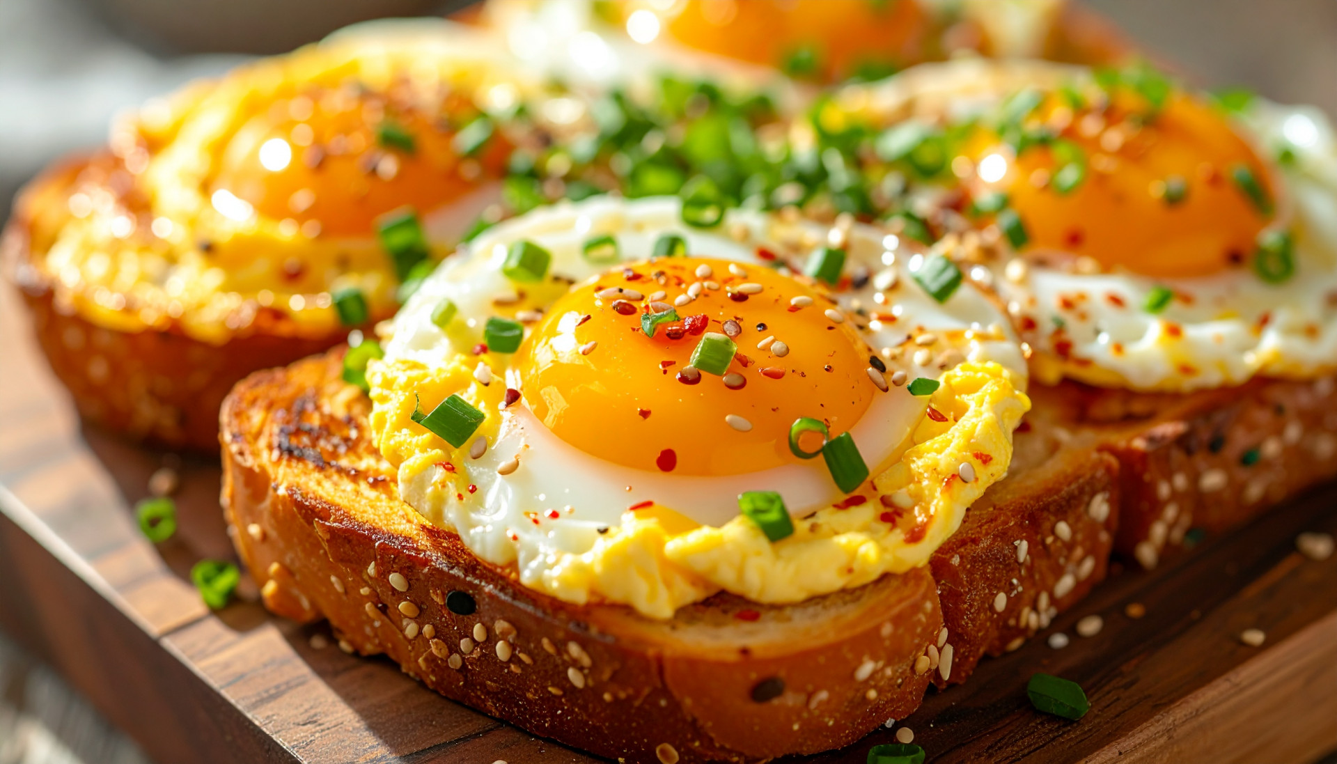 Korean-Inspired Savory Egg Toast