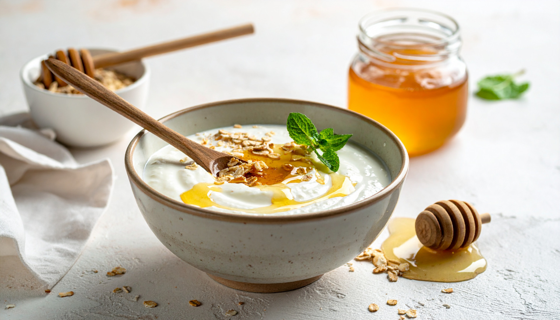 Greek Yogurt Honey Oat Bowl