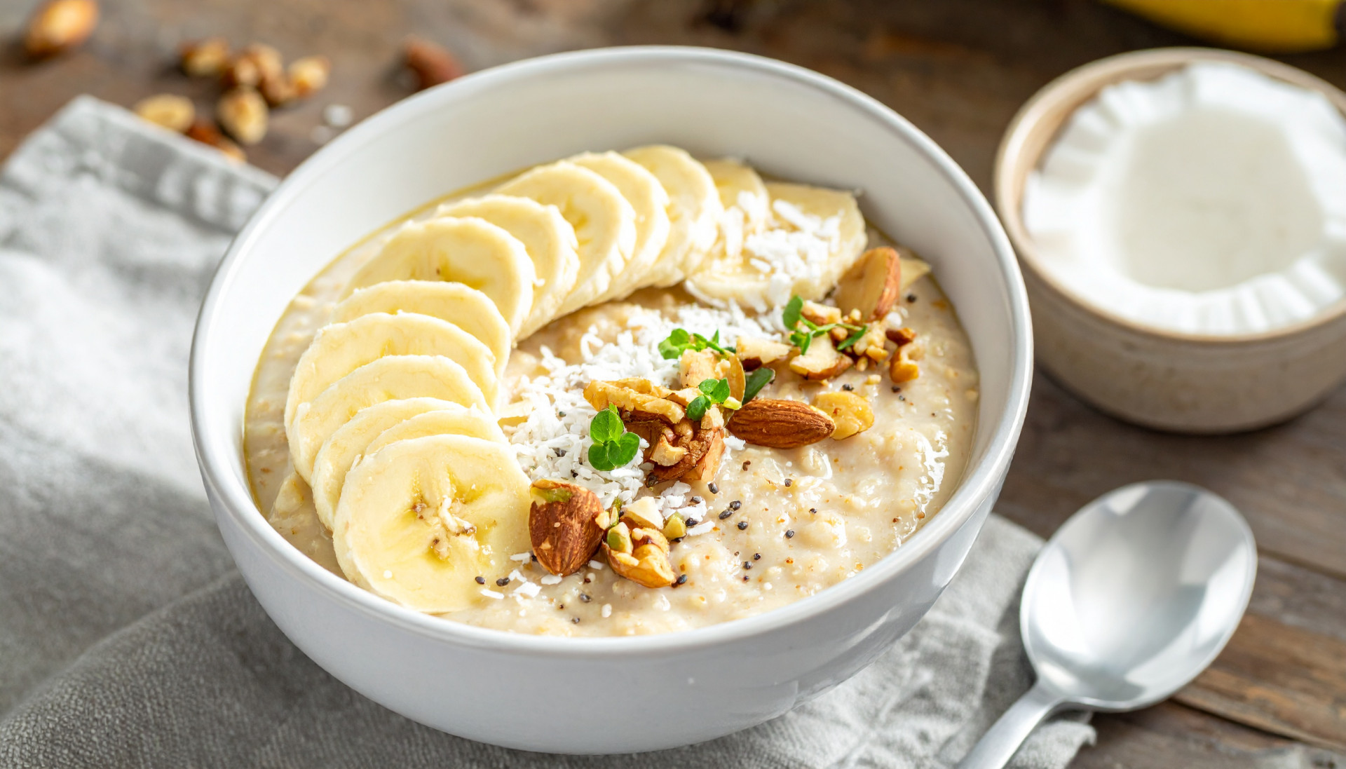Coconut Banana Overnight Oats