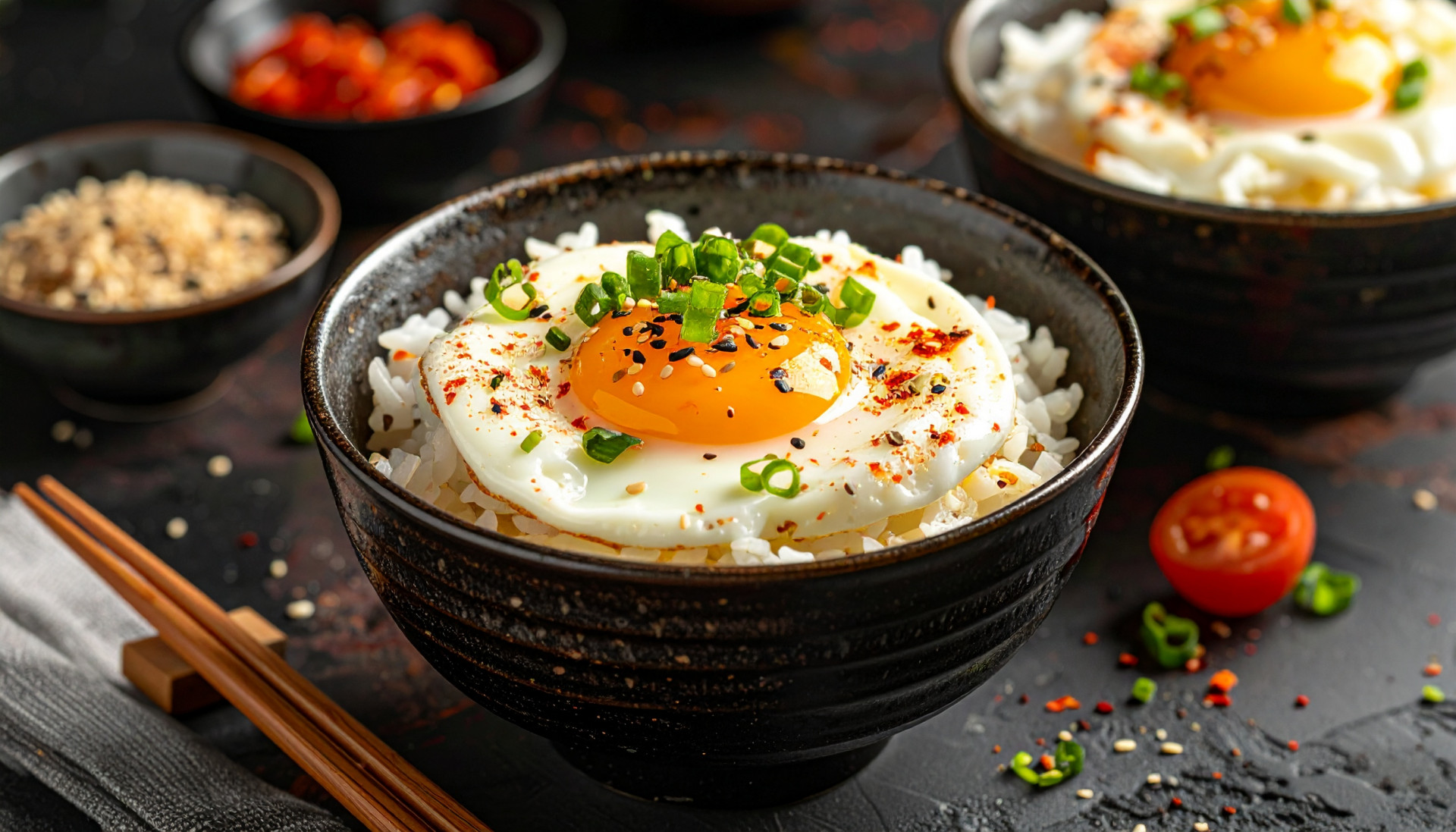 Japanese-Inspired Savory Egg Rice Bowl