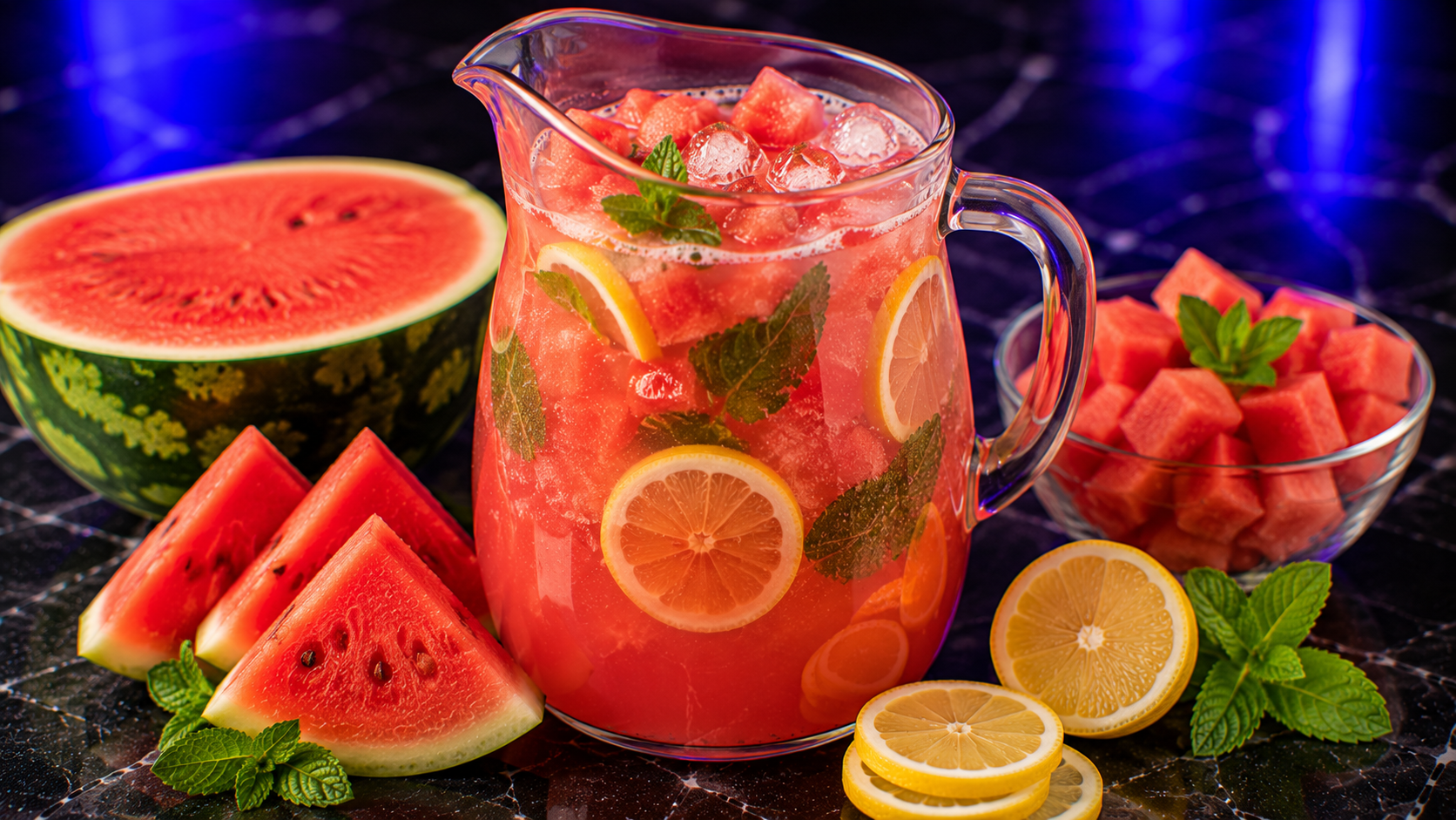 Watermelon Mint Lemonade