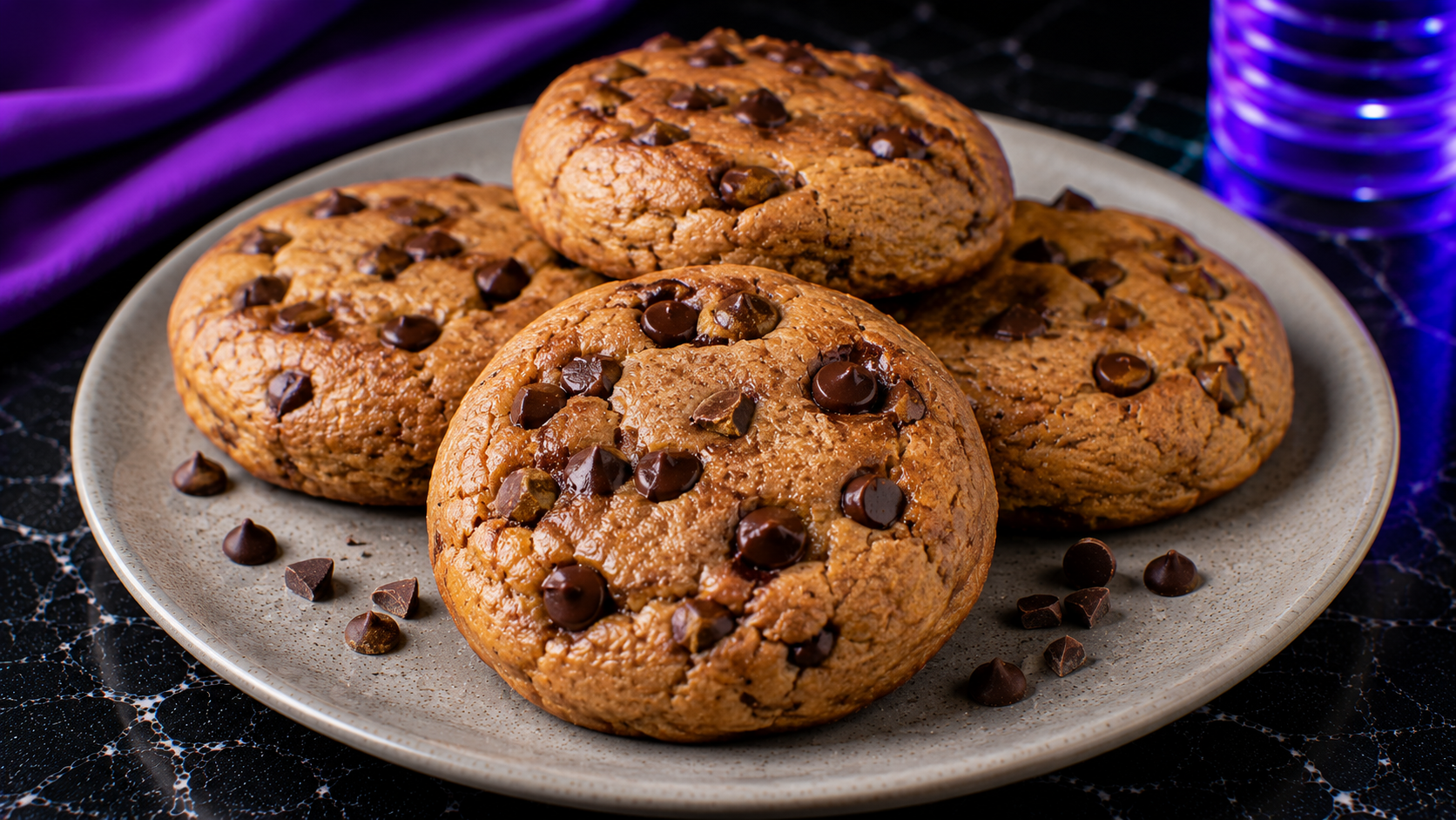 3 Ingredient Tahini Protein Cookies
