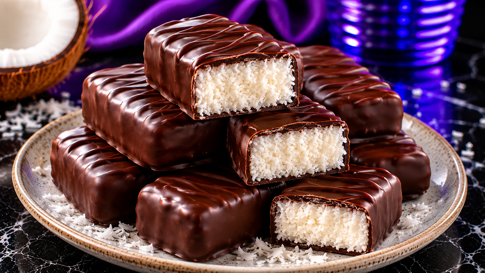 4-Ingredient Bounty Bars