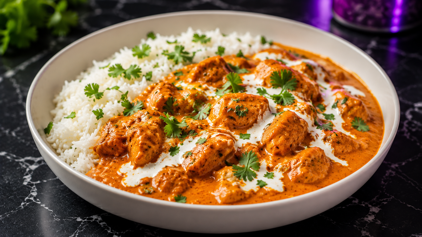 Butter Chicken and Rice