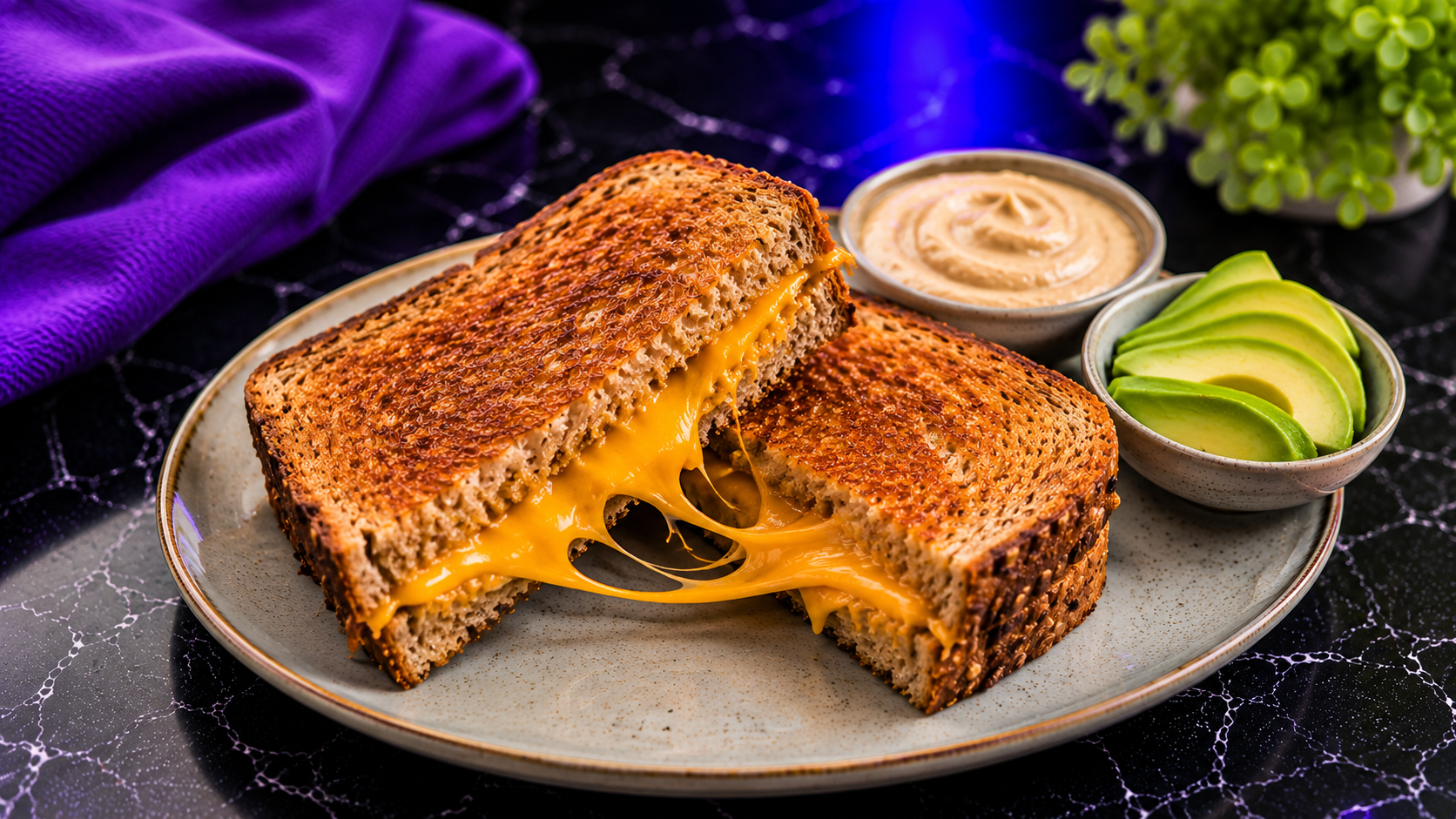Healthier Grilled Cheese