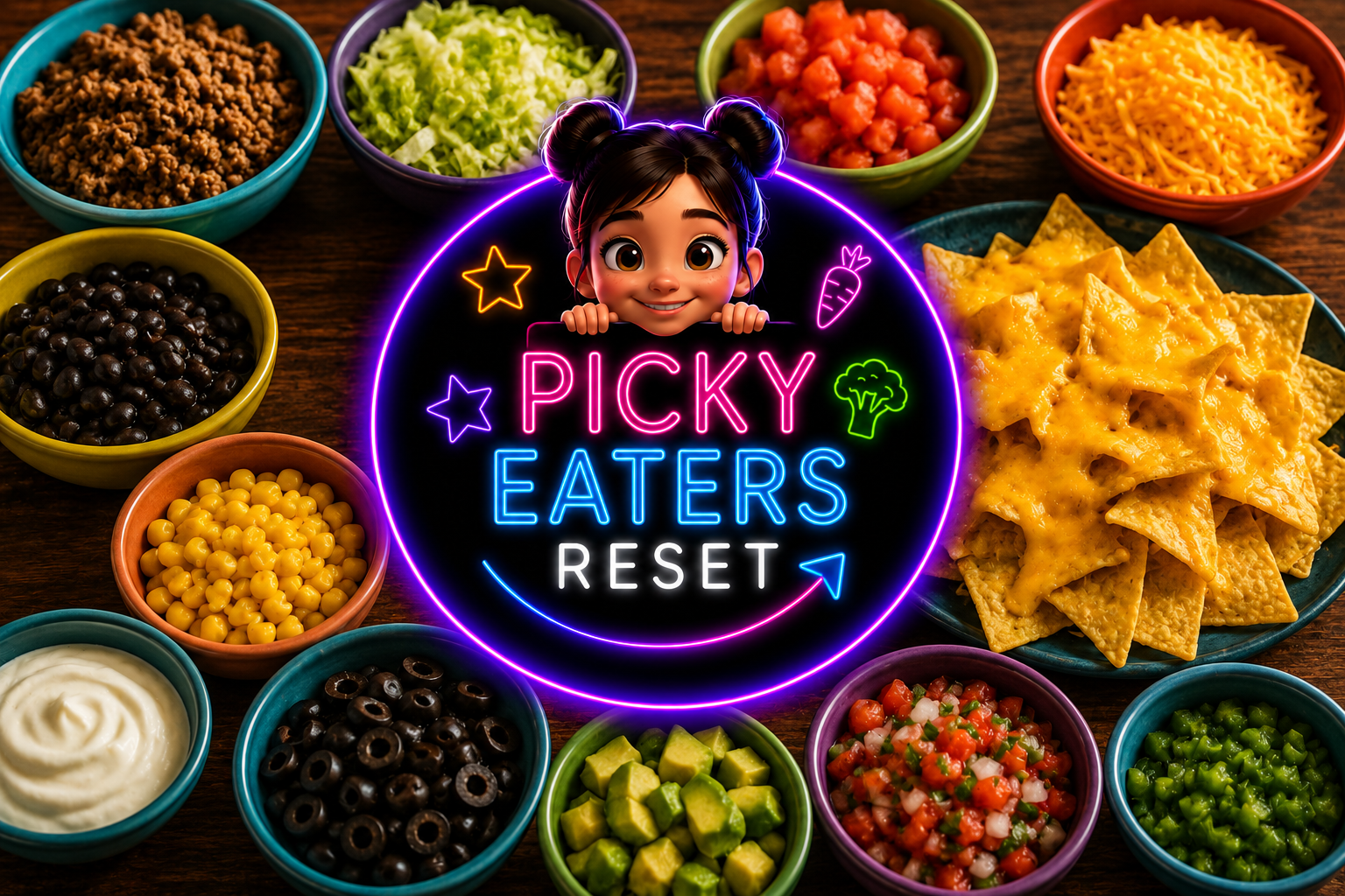 The Picky Eater Reset: Deconstructed Taco Nachos