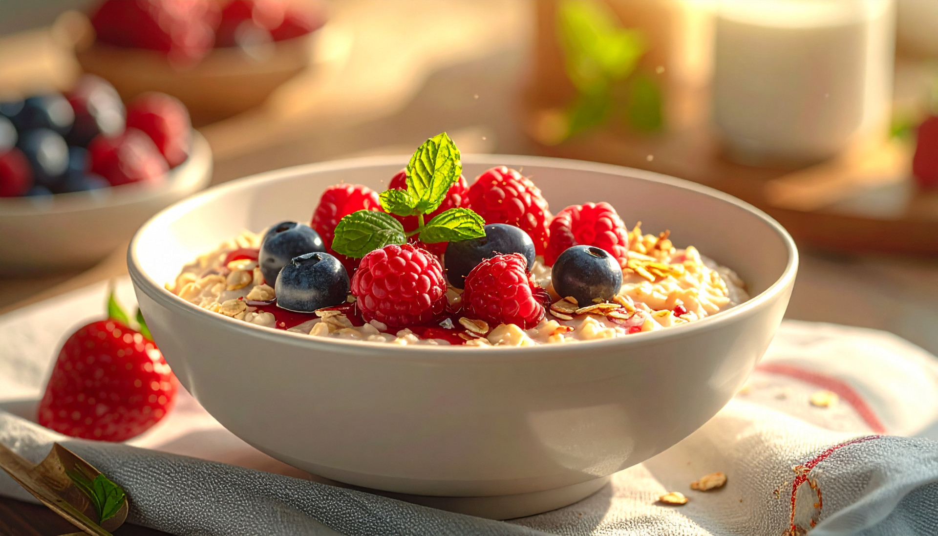 Protein Berry Oat Bowl