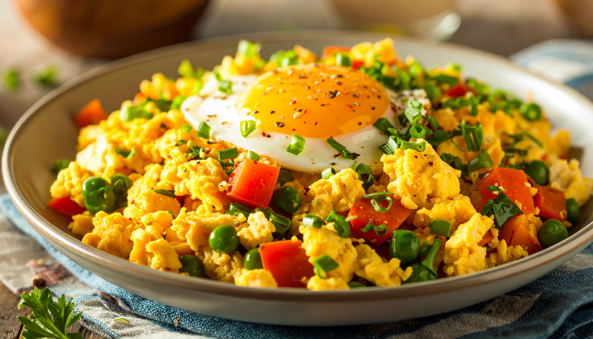 Veggie Egg Scramble