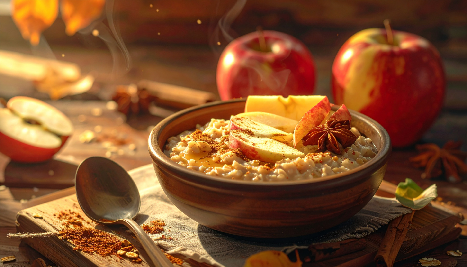 Apple Cinnamon Protein Oats