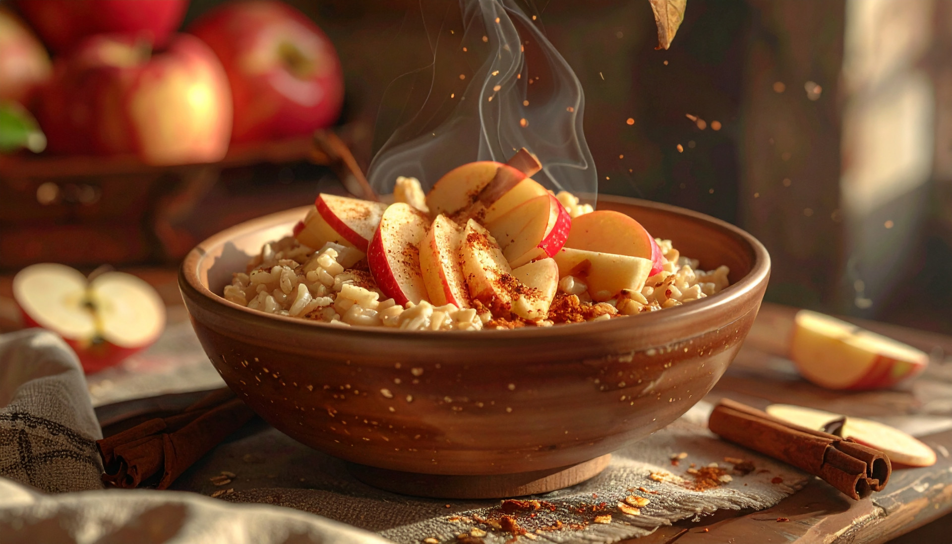 Apple Cinnamon Protein Oats