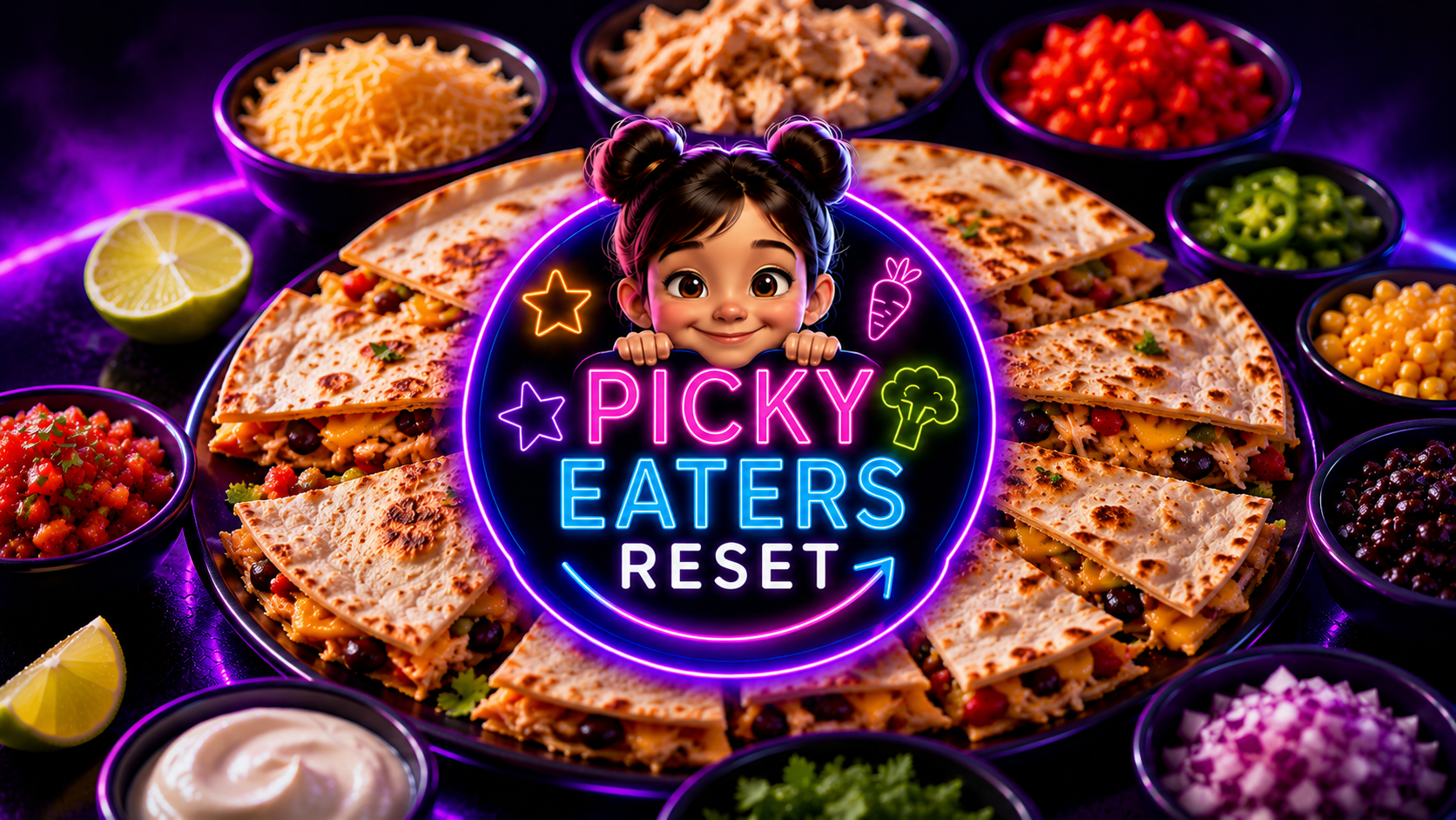 The Picky Eater Reset: Build-Your-Own Chicken Quesadilla Bar