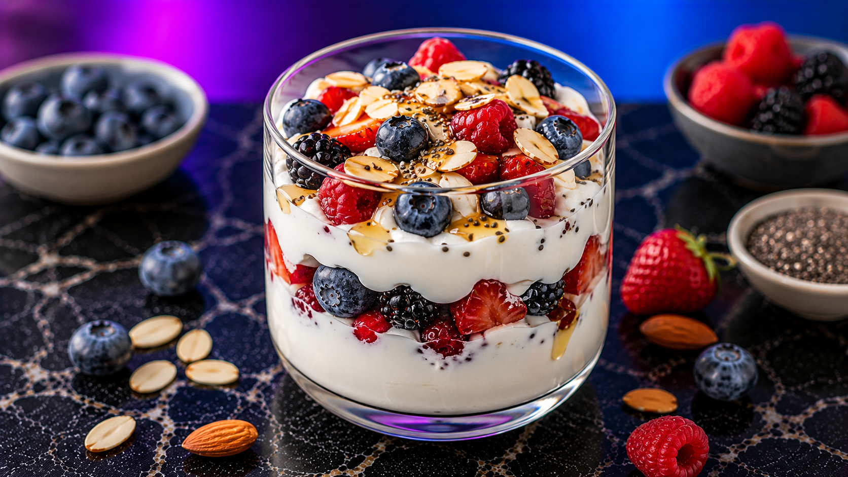 High-Protein Greek Yogurt Parfait