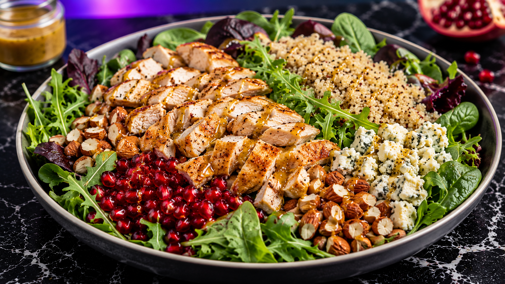 Fall Pomegranate Chicken Salad