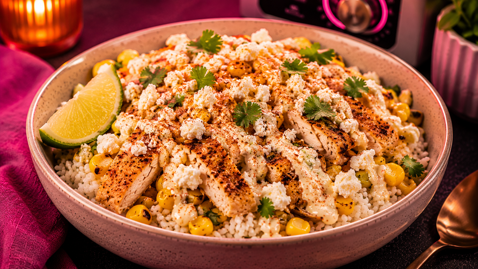 Microwave Meal System: Street Corn Chicken Bowl