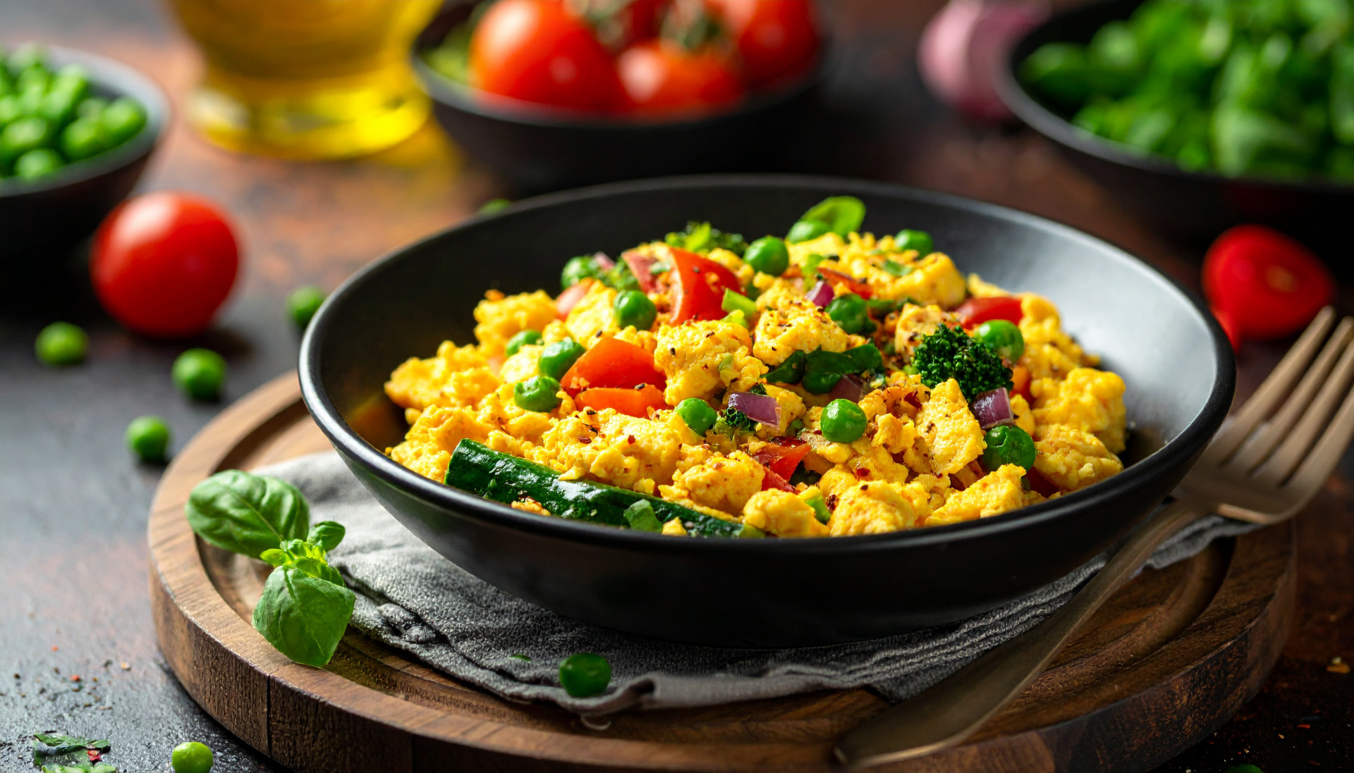 Veggie Egg Scramble Bowl