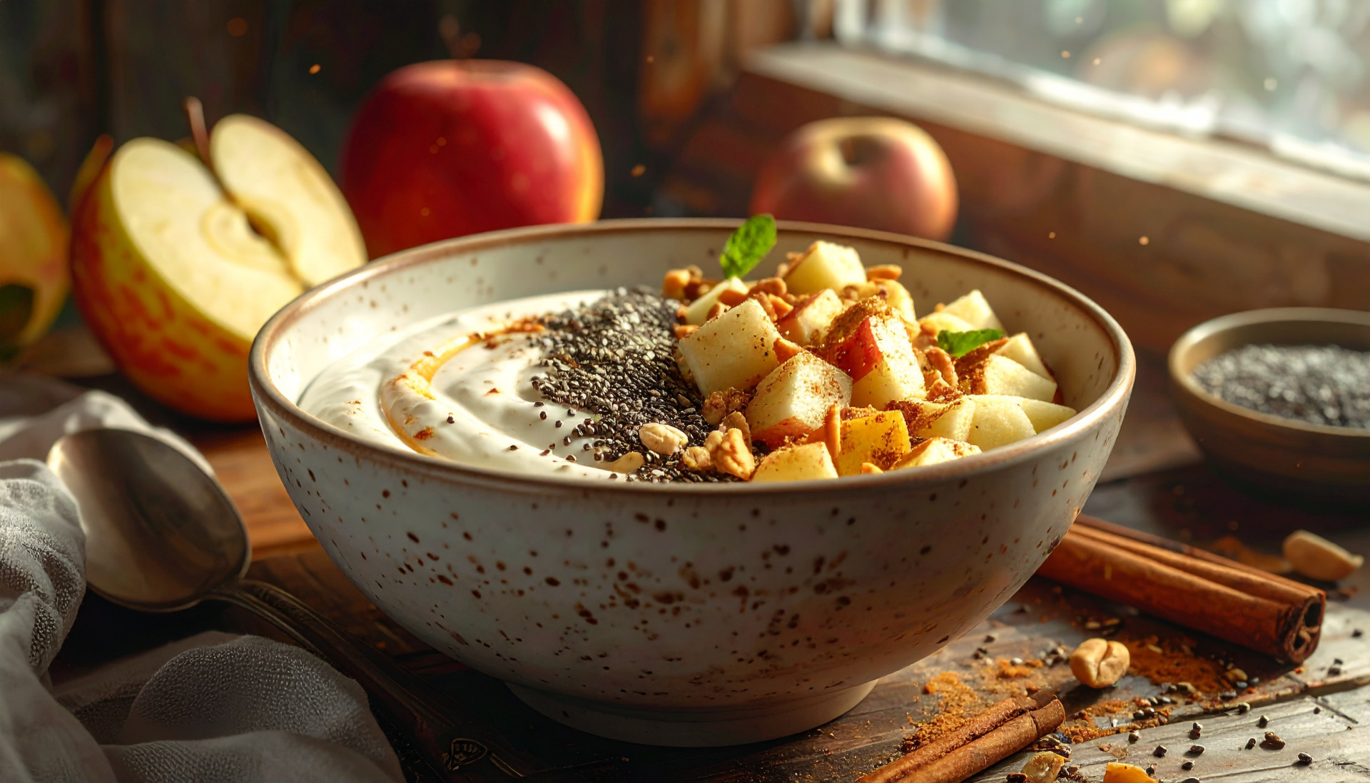 Protein Apple Crunch Bowl
