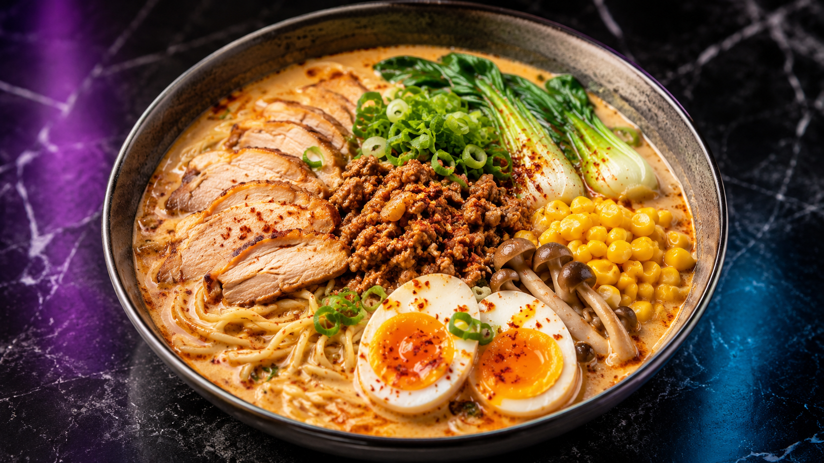Spicy Creamy Miso Ramen