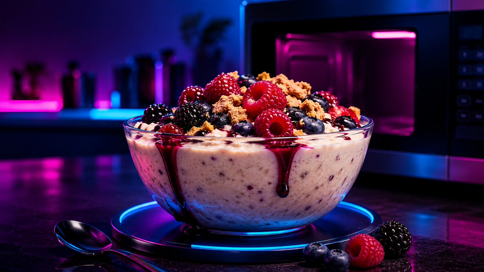 Microwave Meal System: Berry Cheesecake Protein Breakfast Bowl