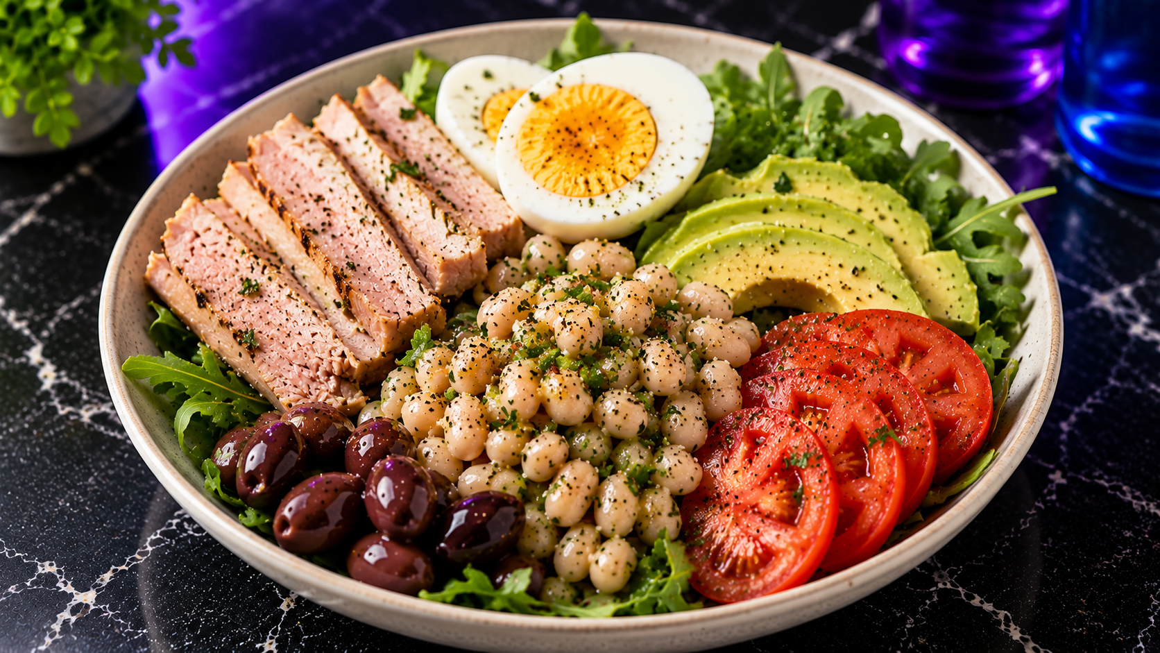 Smoked Tuna & Herby White Bean Power Bowl