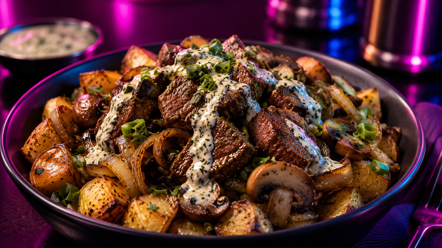 Steakhouse Mushroom Bowls (EBT-Friendly)