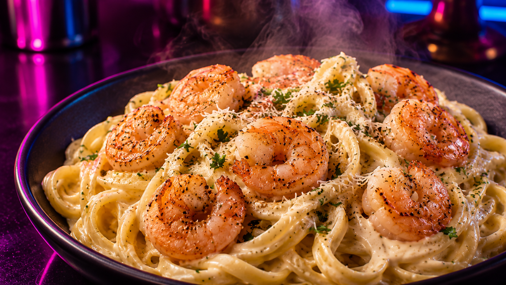 Garlic Butter Shrimp Alfredo (EBT-Friendly)