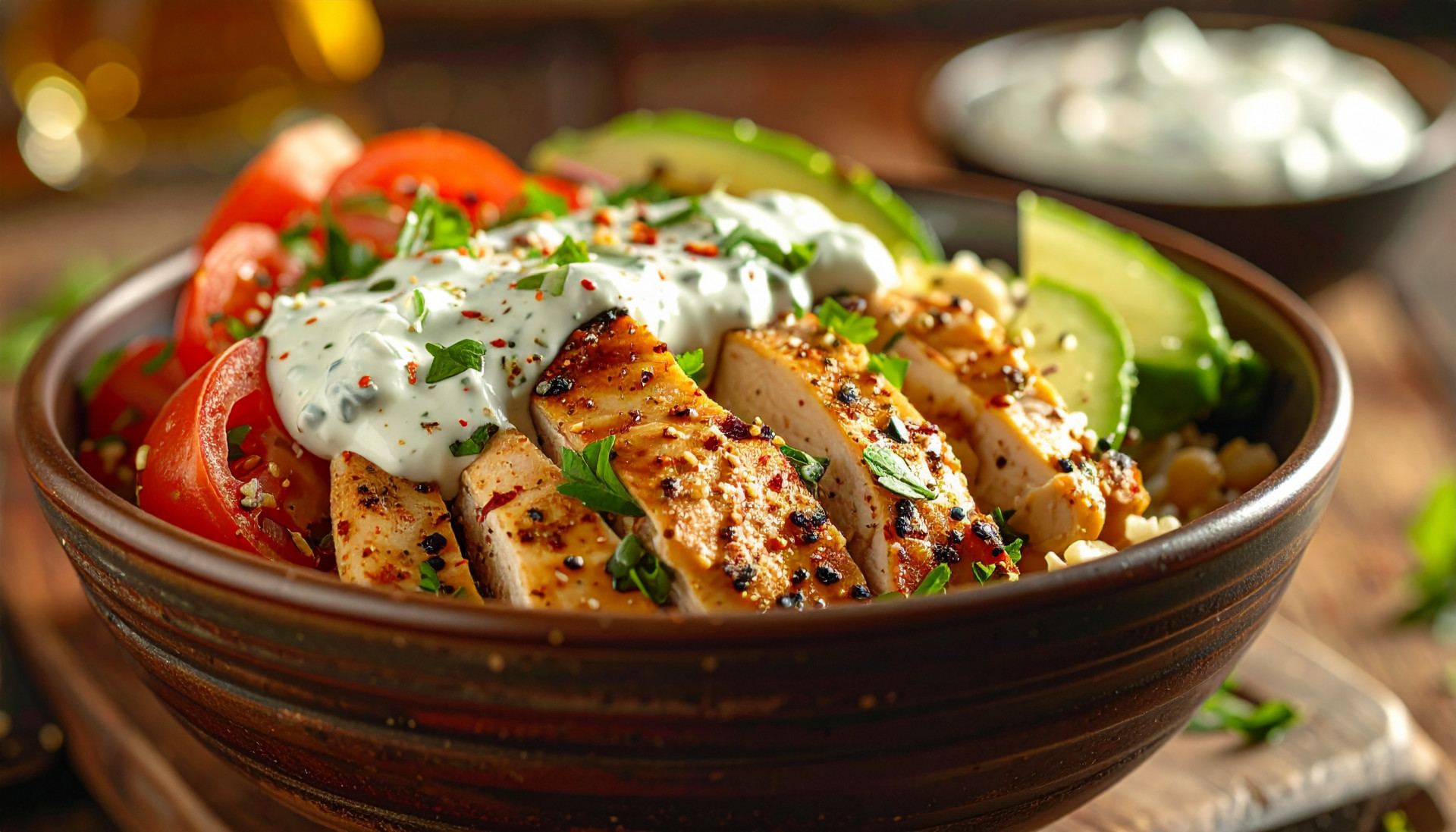 Greek Chicken Power Bowl