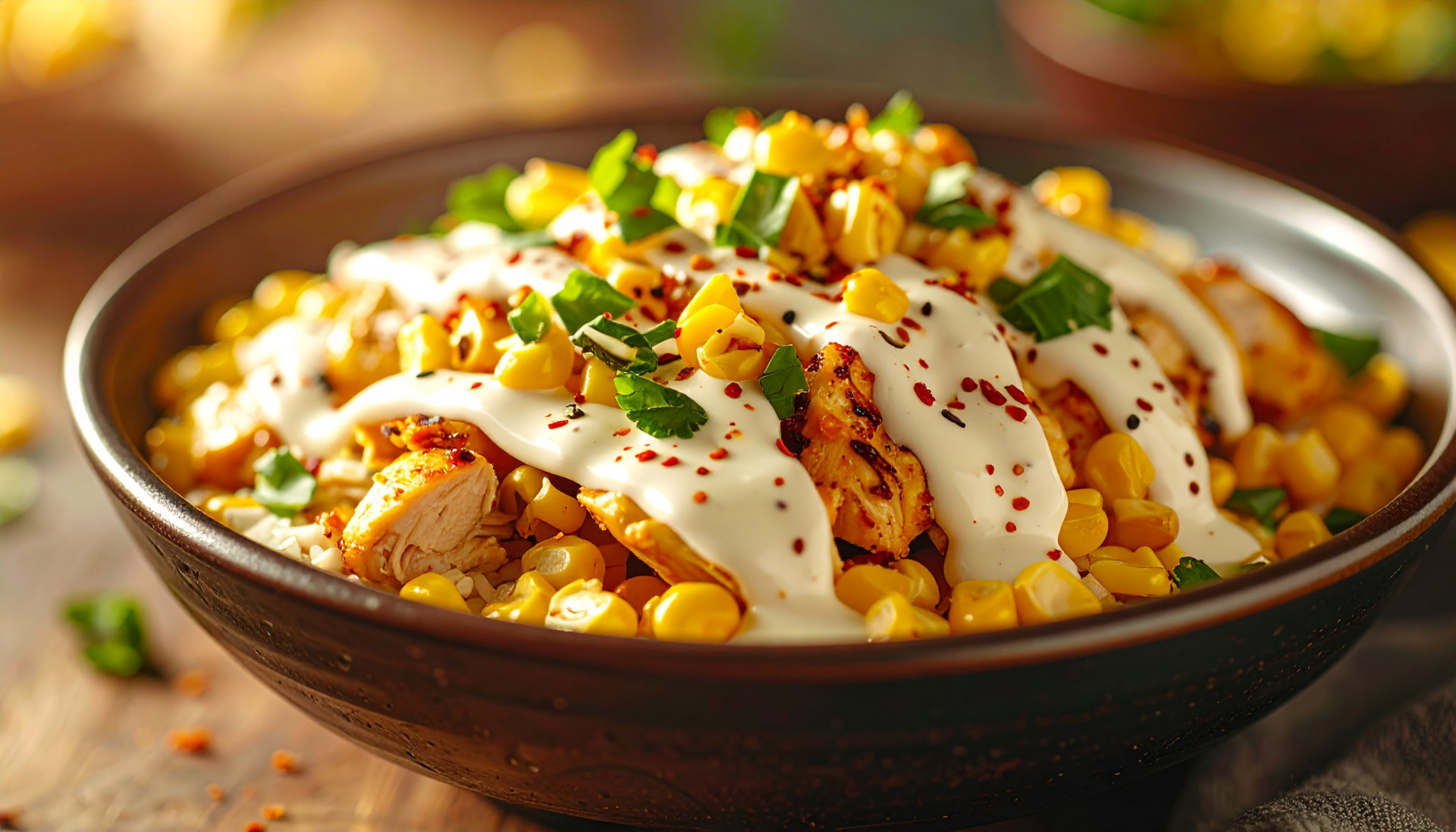 Street Corn Chicken Bowl