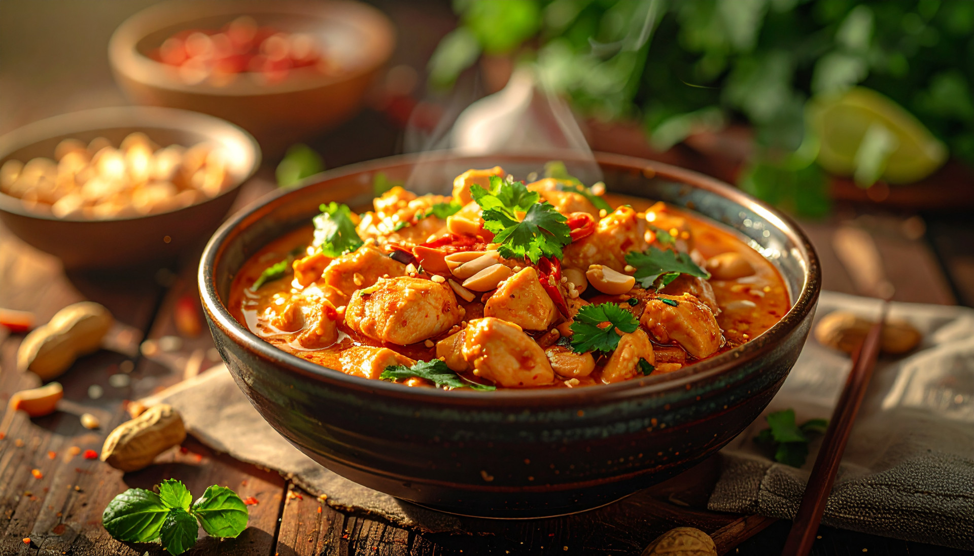 Thai Peanut Chicken Bowl