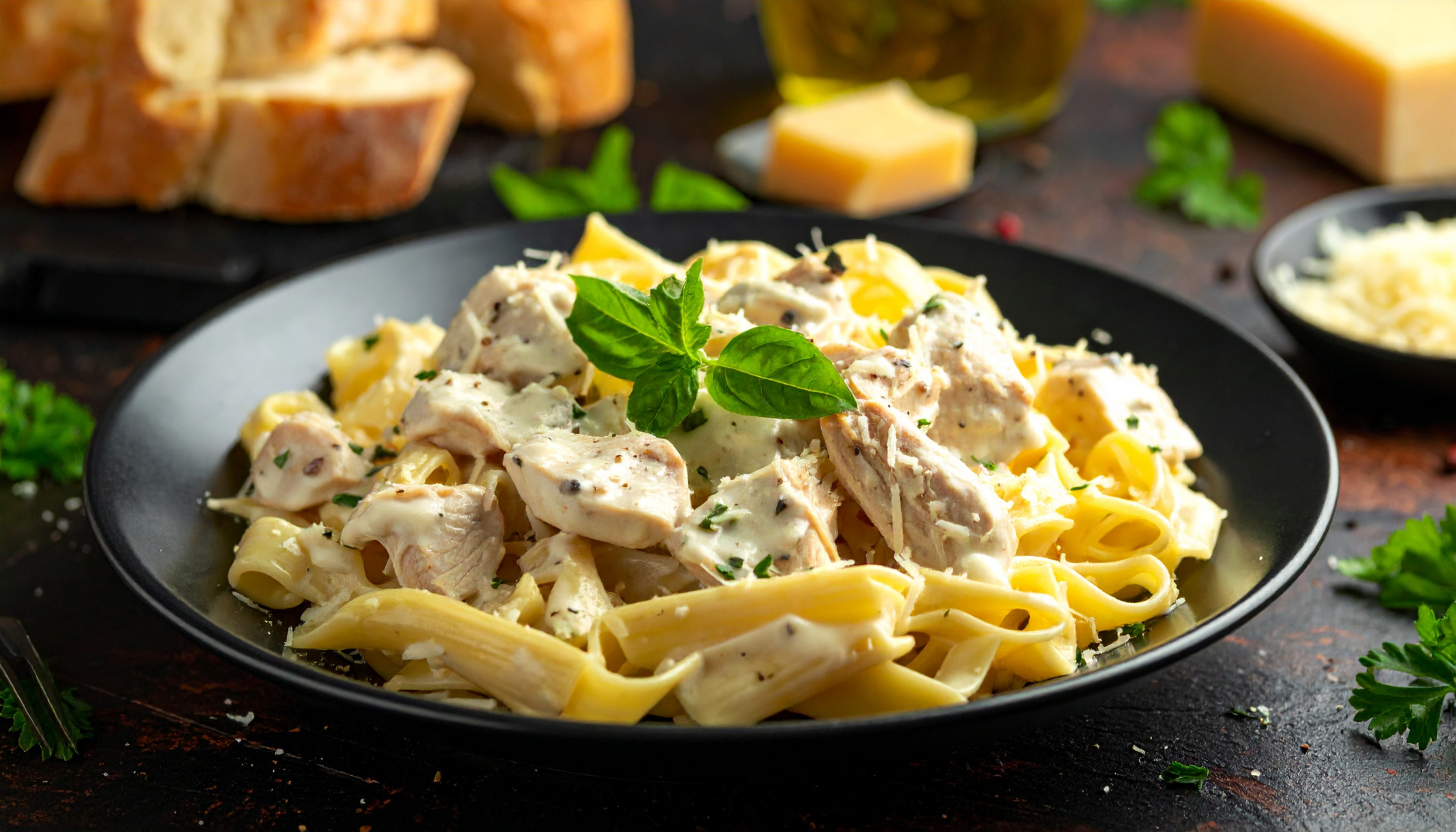 High-Protein Chicken Alfredo
