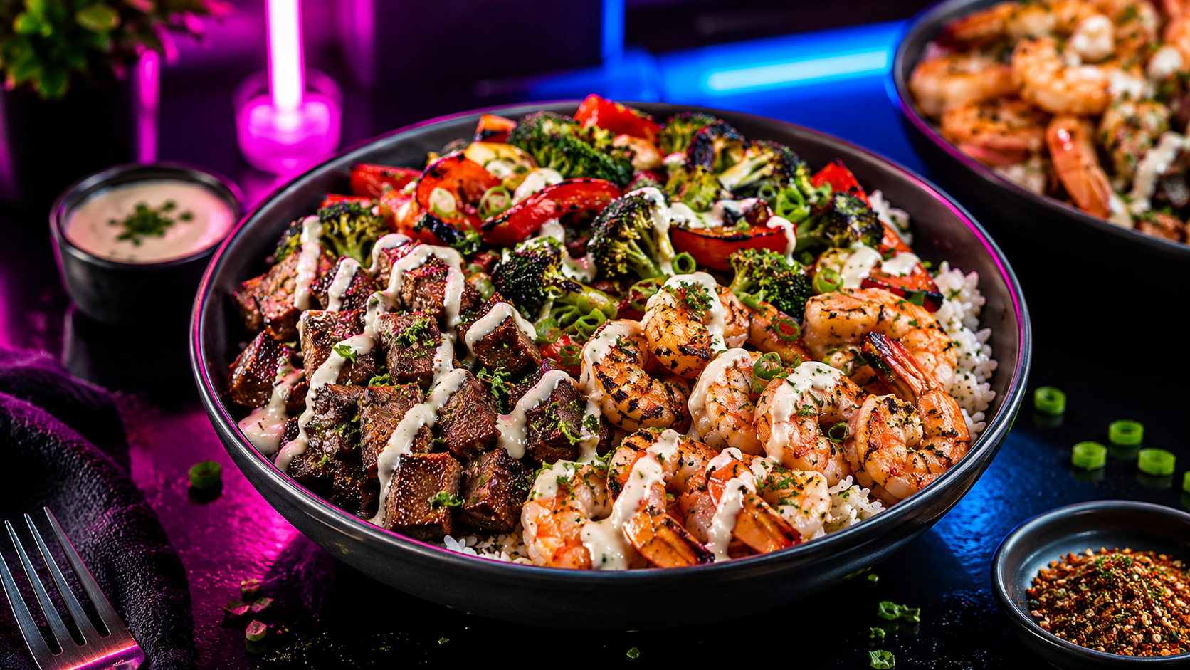 Surf & Turf Rice Bowls (EBT-Friendly)