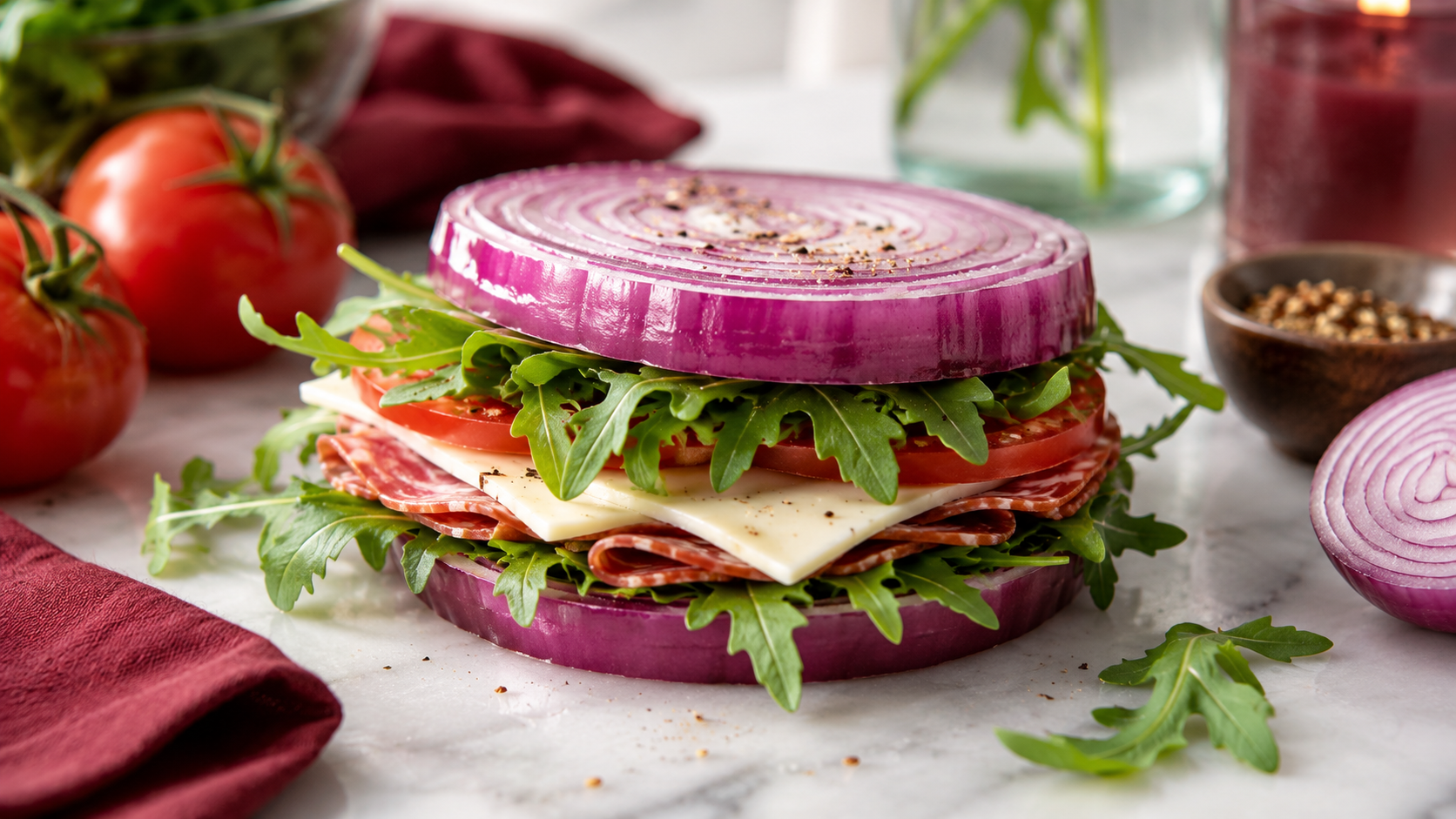 Red Onion Sandwich