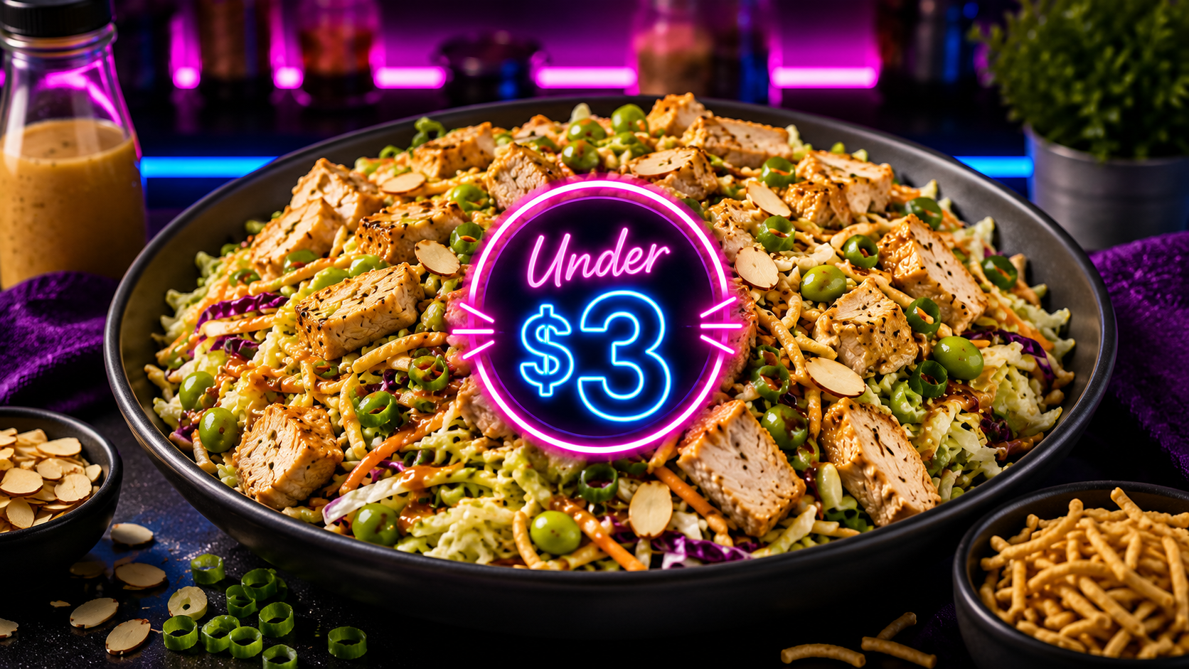 Dollar Tree Asian Chicken Crunch Salad (Under $3)