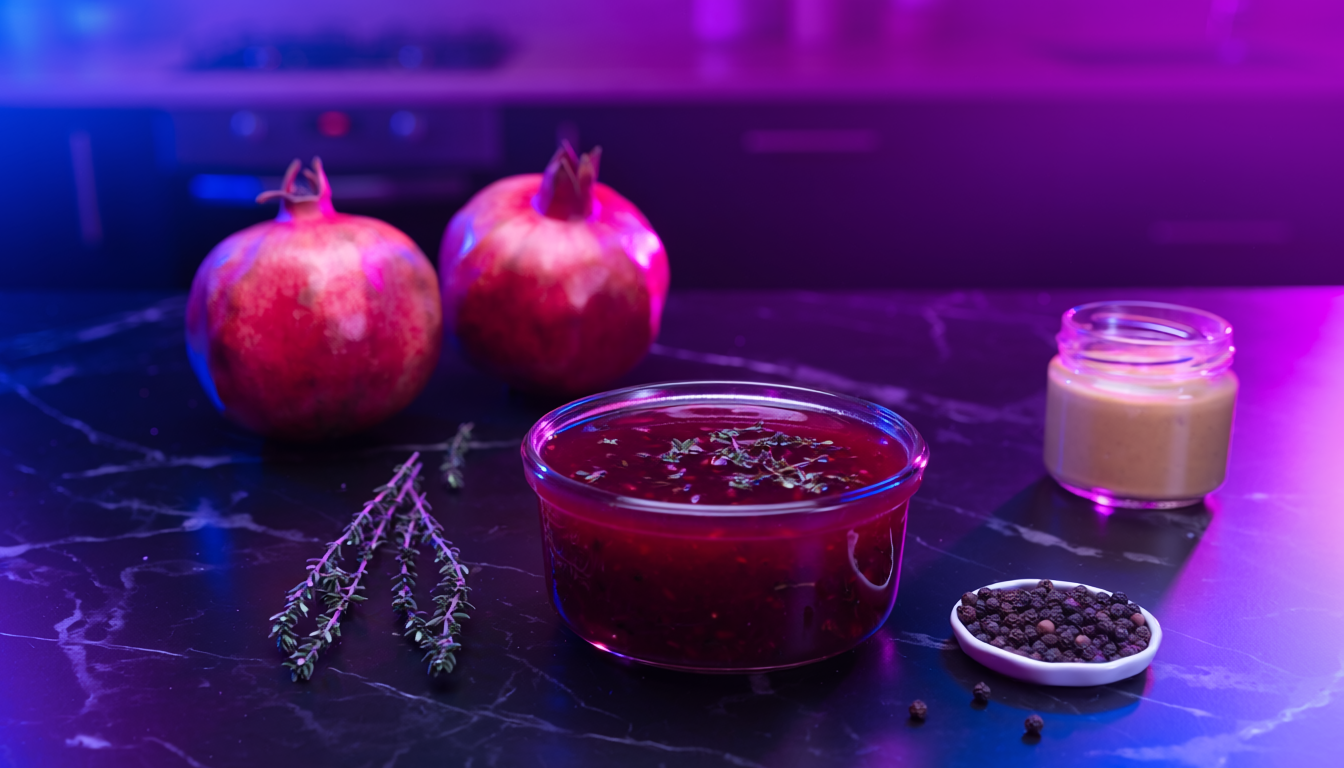 Pomegranate Herb Elegance