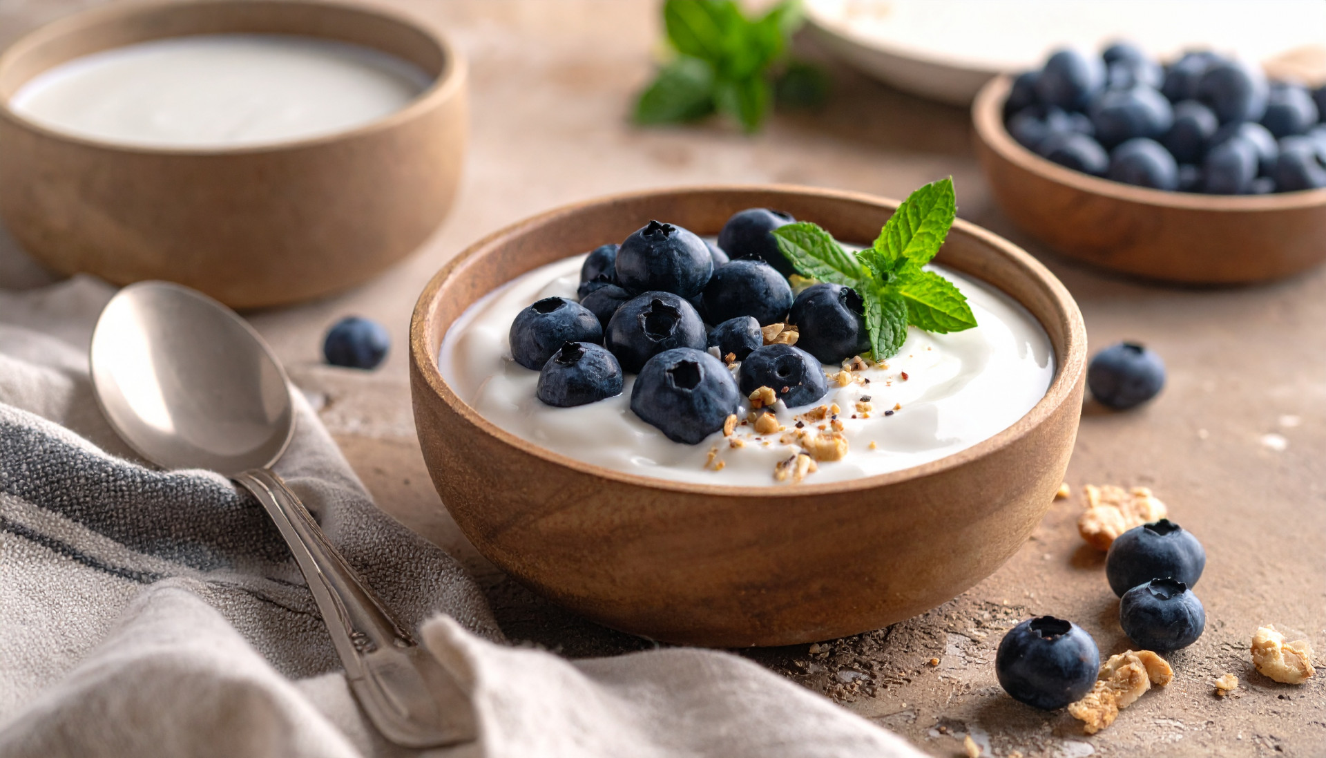 Blueberry Protein Yogurt Bowl