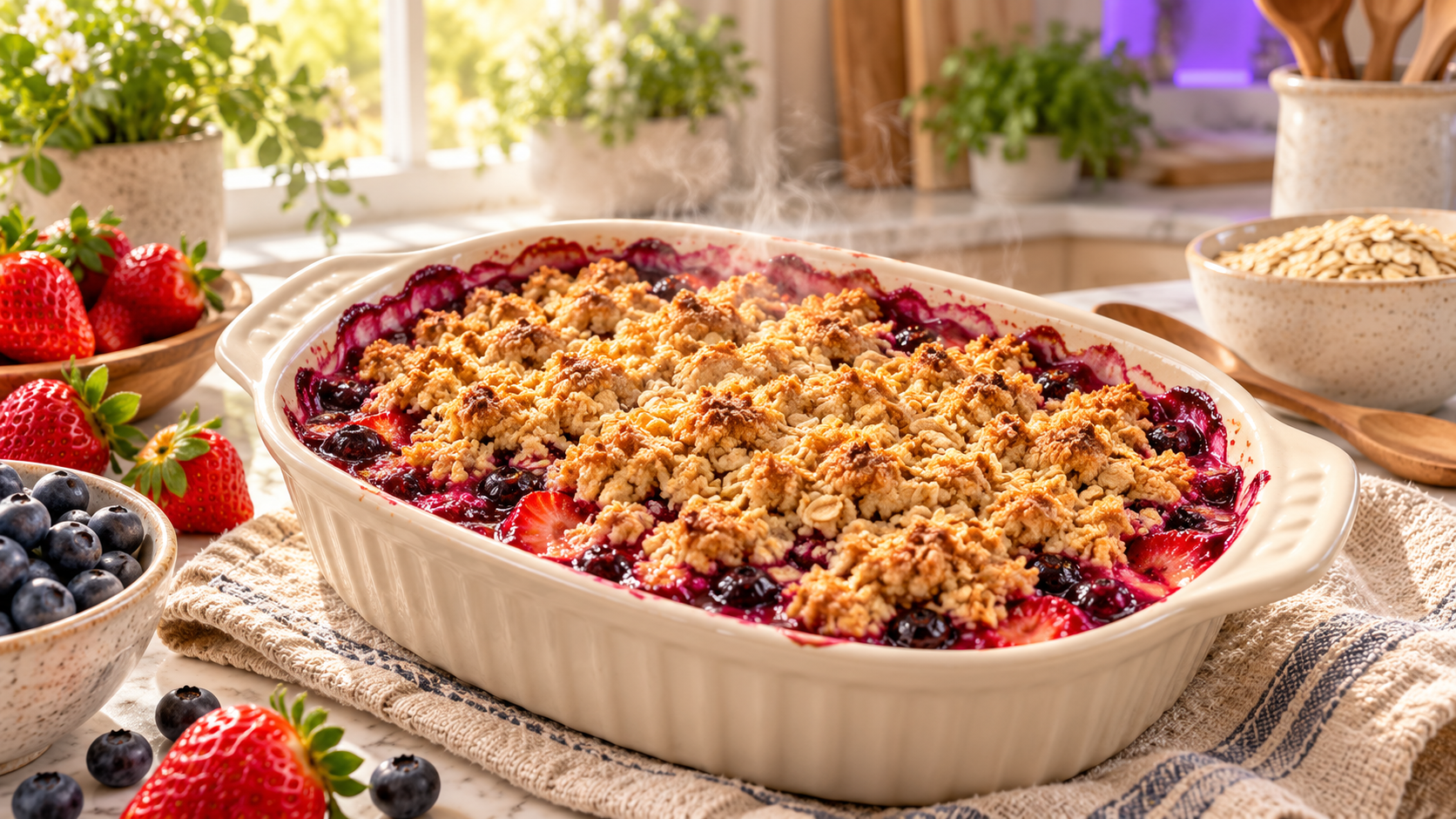 Mixed Berry Crumble