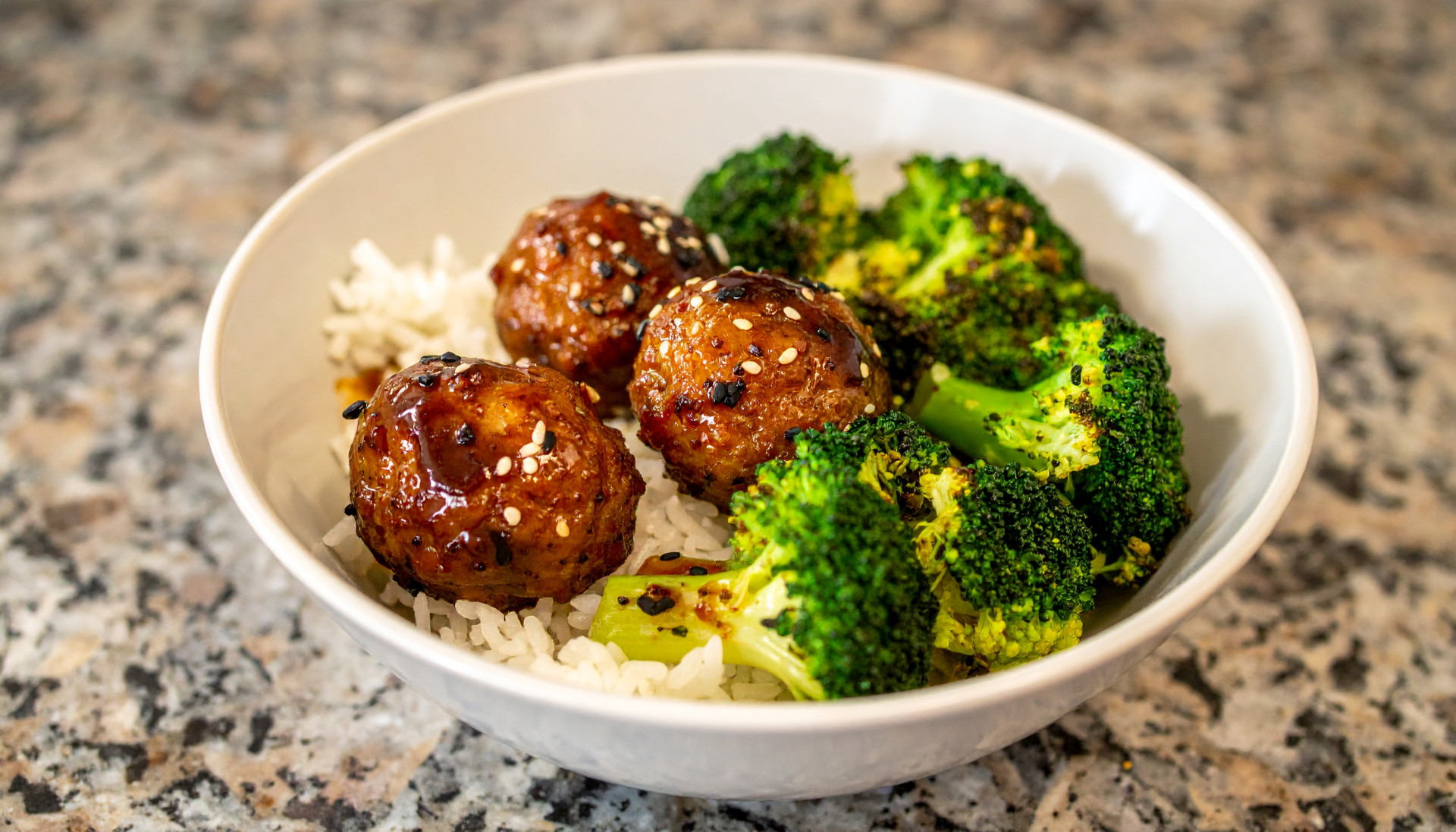 Teriyaki Meatball Bowls