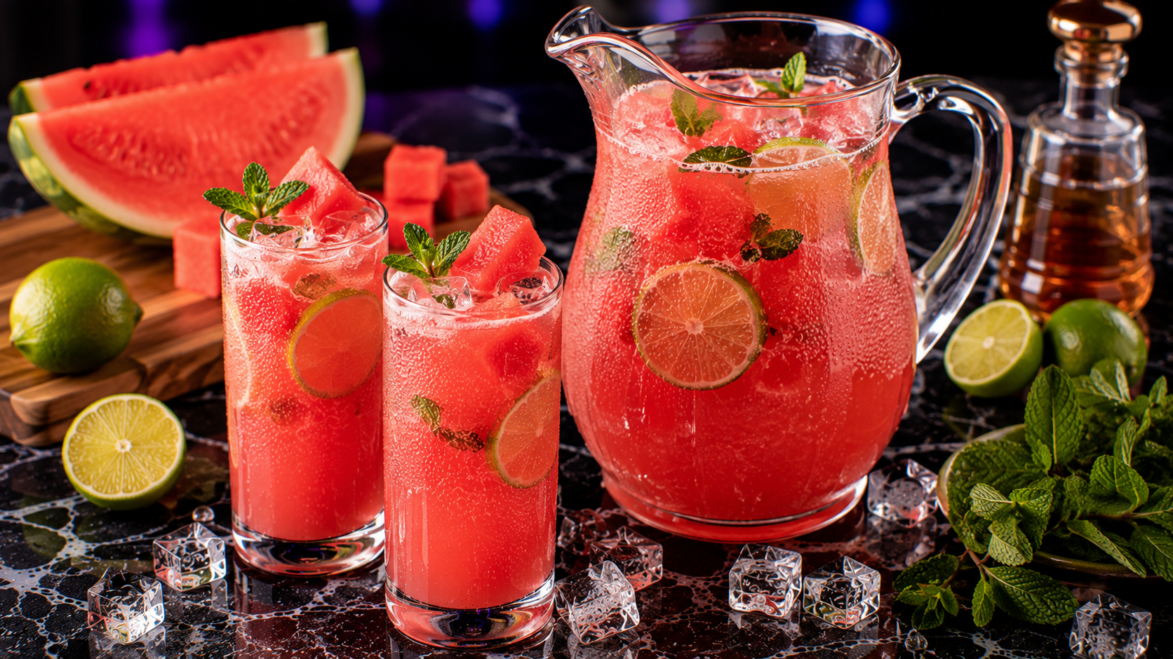 Watermelon-Lime Agua Fresca
