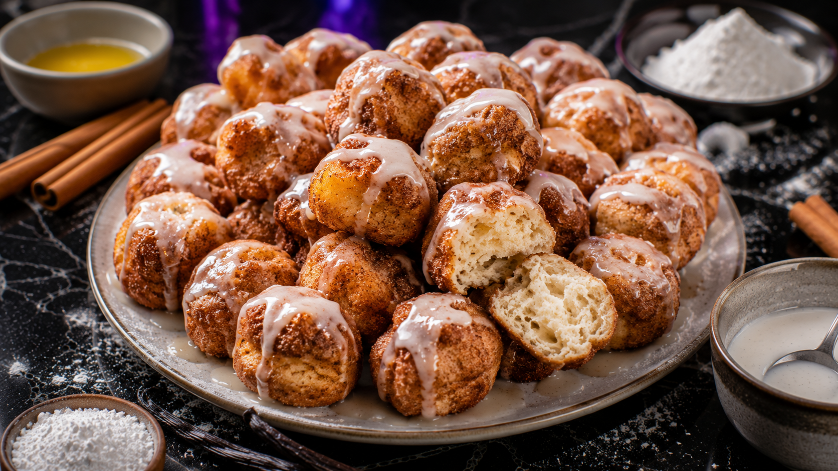 20-Minute Cinnamon Roll Bites