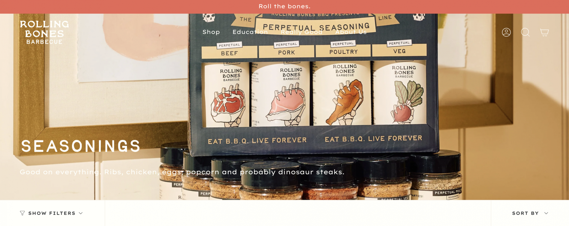 Rolling Bones BBQ seasonings and rubs