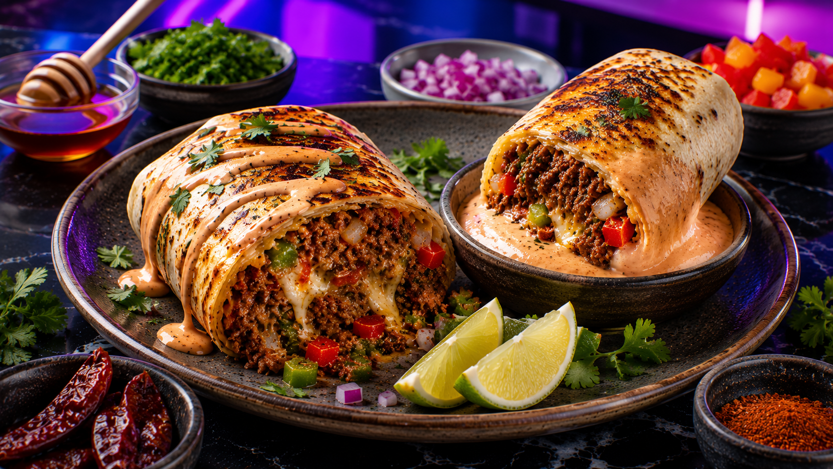 Honey Chipotle Beef Burrito Meal