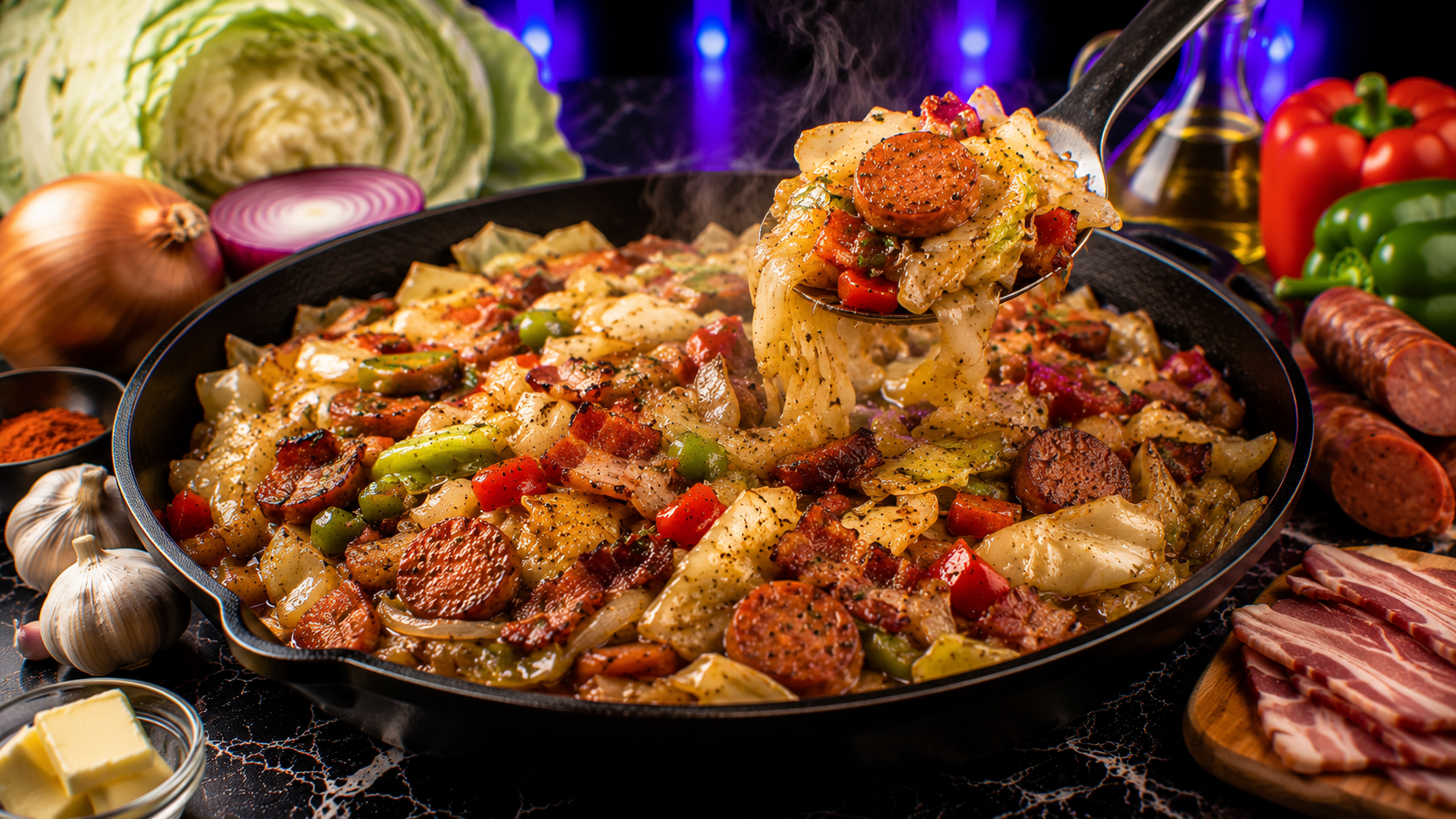 Southern Style Fried Cabbage