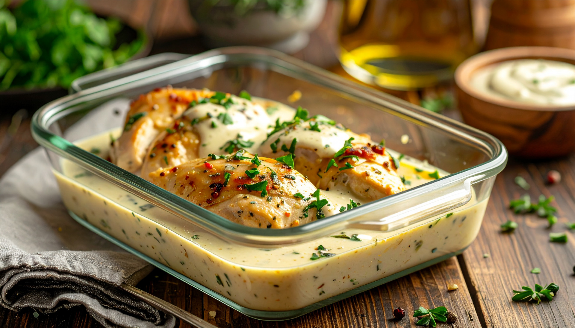 Creamy Tuscan Chicken with White Beans