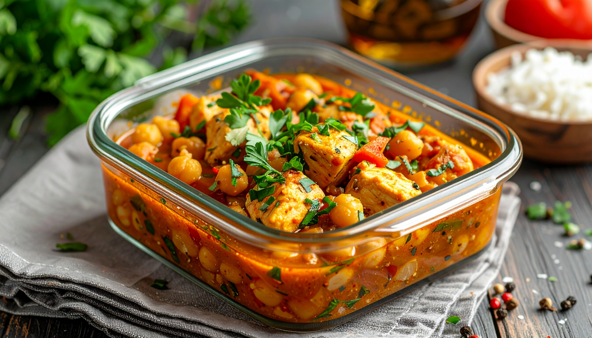 Moroccan Chicken & Chickpea Stew