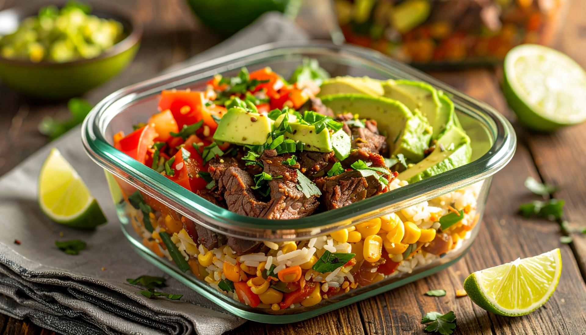 Chipotle Lime Steak Burrito Bowls