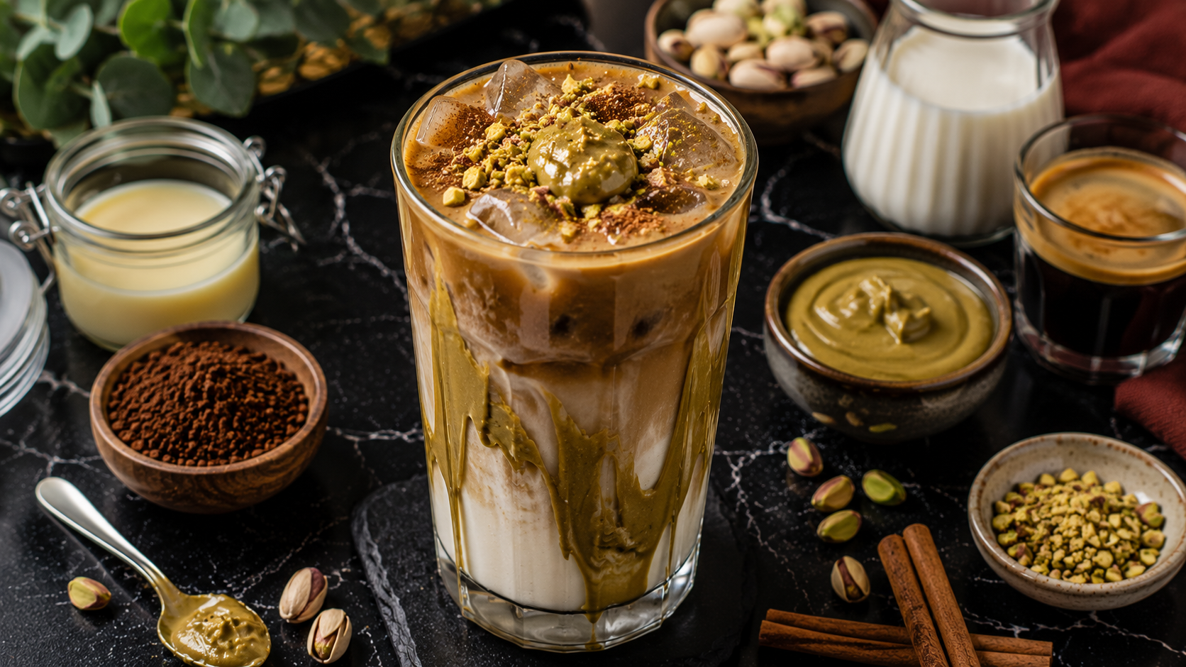 Pistachio Spanish Latte