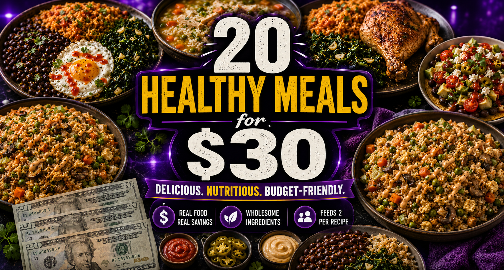 20 Healthy Meals for $30